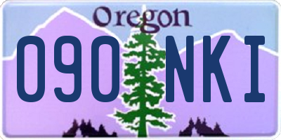OR license plate 090NKI