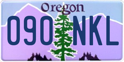 OR license plate 090NKL