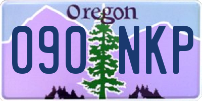 OR license plate 090NKP