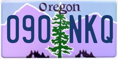 OR license plate 090NKQ