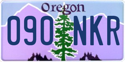OR license plate 090NKR