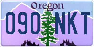 OR license plate 090NKT