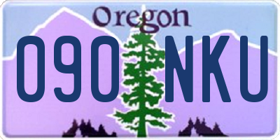 OR license plate 090NKU