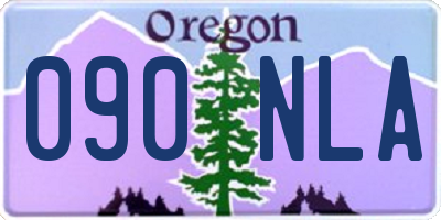OR license plate 090NLA