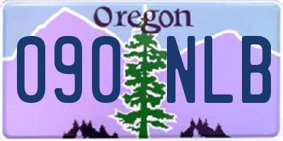 OR license plate 090NLB