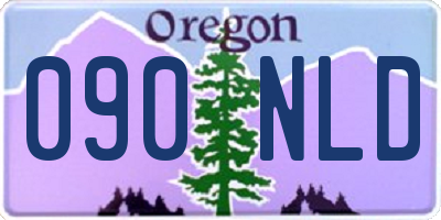 OR license plate 090NLD