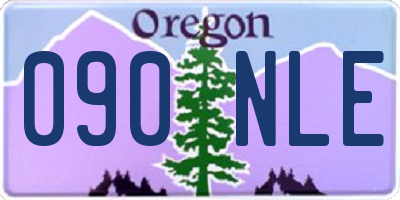 OR license plate 090NLE