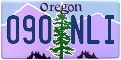 OR license plate 090NLI