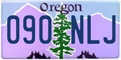 OR license plate 090NLJ