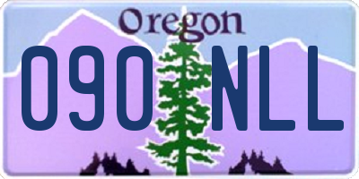 OR license plate 090NLL