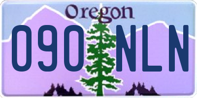 OR license plate 090NLN