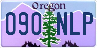OR license plate 090NLP