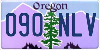 OR license plate 090NLV