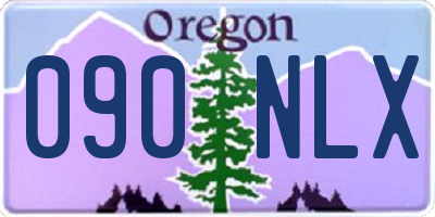 OR license plate 090NLX