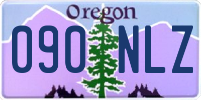 OR license plate 090NLZ