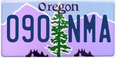 OR license plate 090NMA