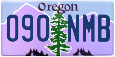 OR license plate 090NMB