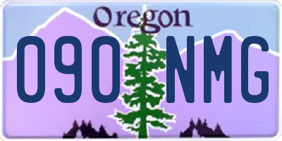 OR license plate 090NMG