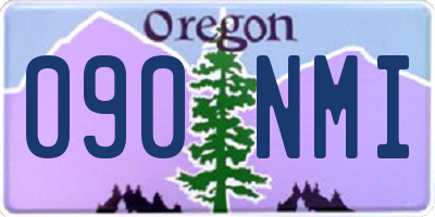 OR license plate 090NMI