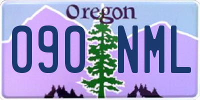 OR license plate 090NML