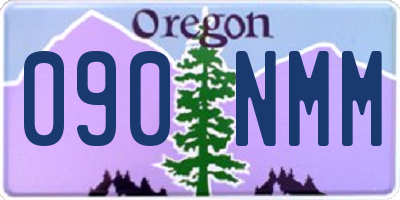OR license plate 090NMM