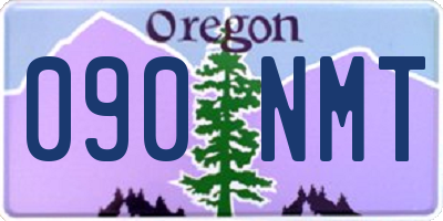 OR license plate 090NMT