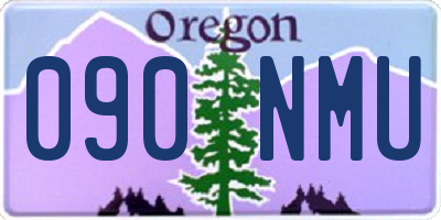 OR license plate 090NMU