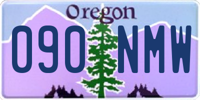 OR license plate 090NMW