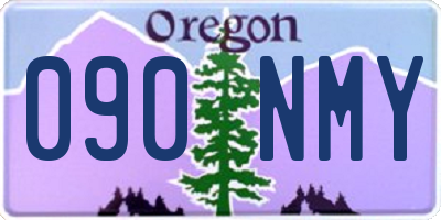 OR license plate 090NMY