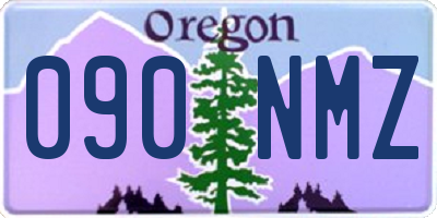 OR license plate 090NMZ