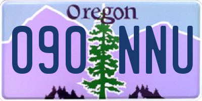 OR license plate 090NNU