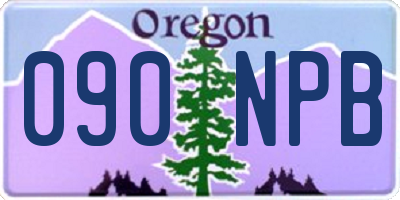 OR license plate 090NPB