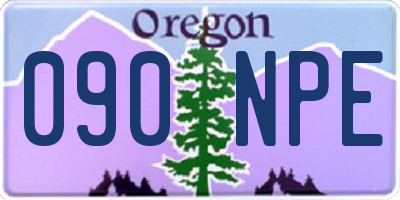 OR license plate 090NPE