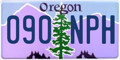 OR license plate 090NPH