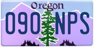 OR license plate 090NPS