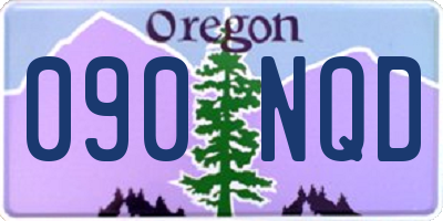 OR license plate 090NQD