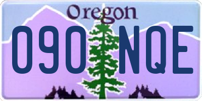OR license plate 090NQE