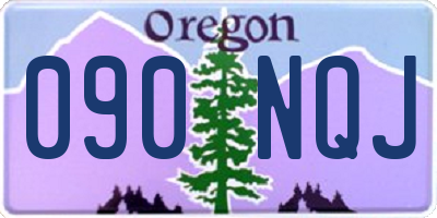 OR license plate 090NQJ