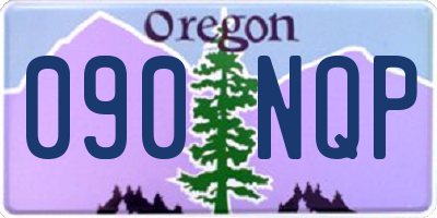 OR license plate 090NQP