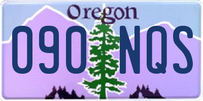 OR license plate 090NQS