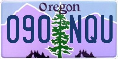 OR license plate 090NQU