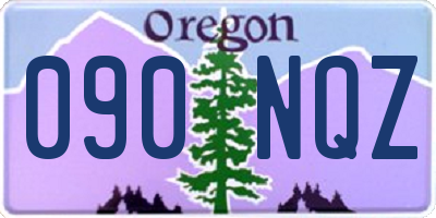 OR license plate 090NQZ