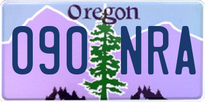 OR license plate 090NRA