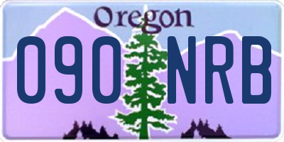 OR license plate 090NRB