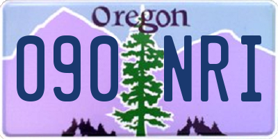 OR license plate 090NRI