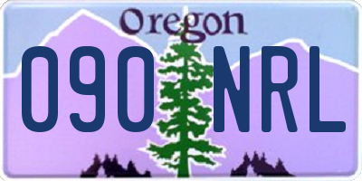 OR license plate 090NRL