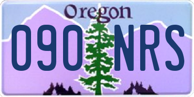 OR license plate 090NRS