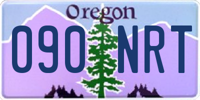 OR license plate 090NRT