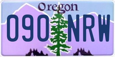 OR license plate 090NRW