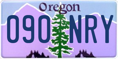 OR license plate 090NRY